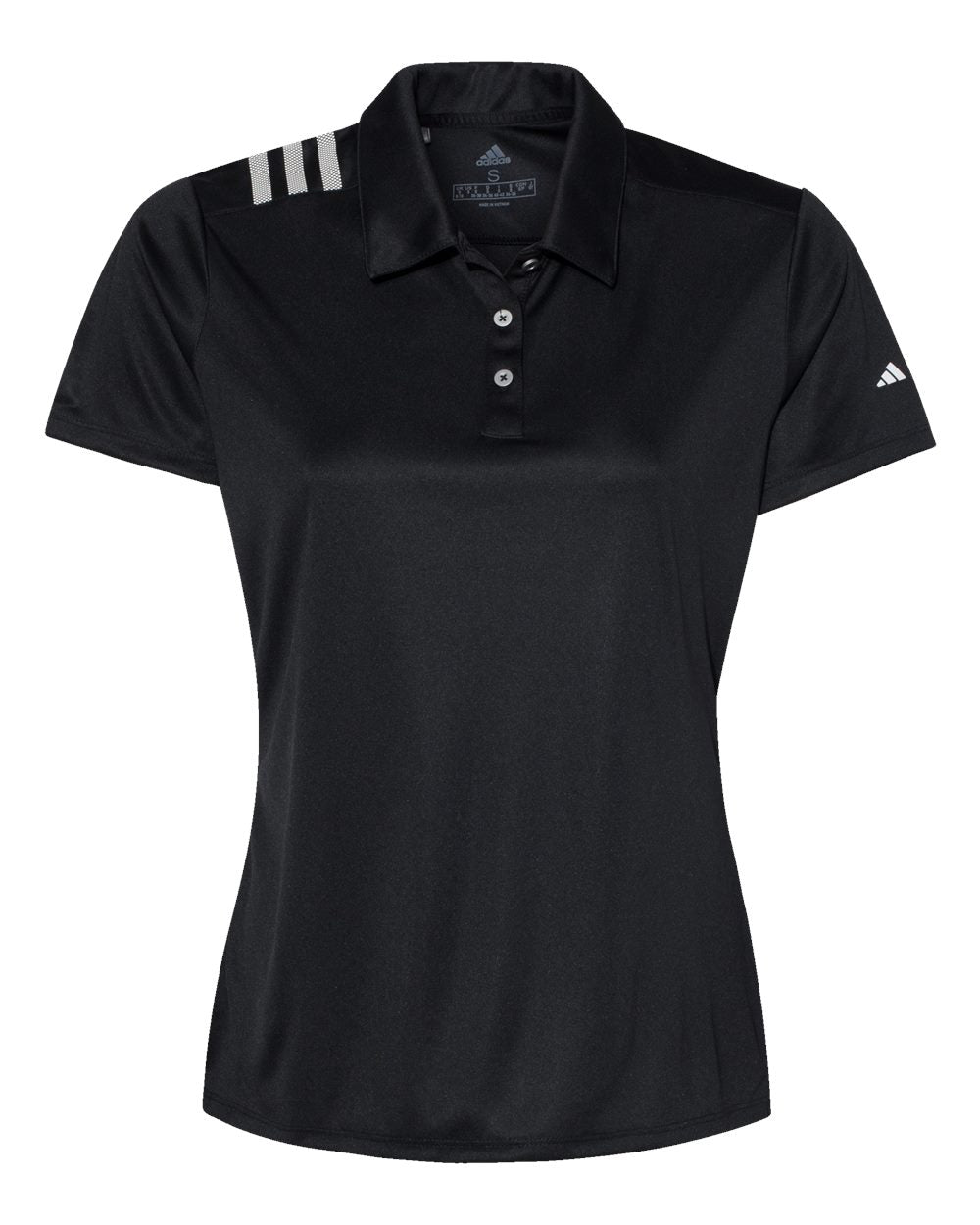 Adidas® Women's 3-Stripes Shoulder Polo