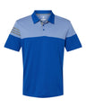 Adidas® Heathered 3-Stripes Colorblocked Polo