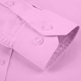 Pink Long Sleeve Polo Shirt