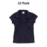 Girl's Uniform V Neck Collar Shirt