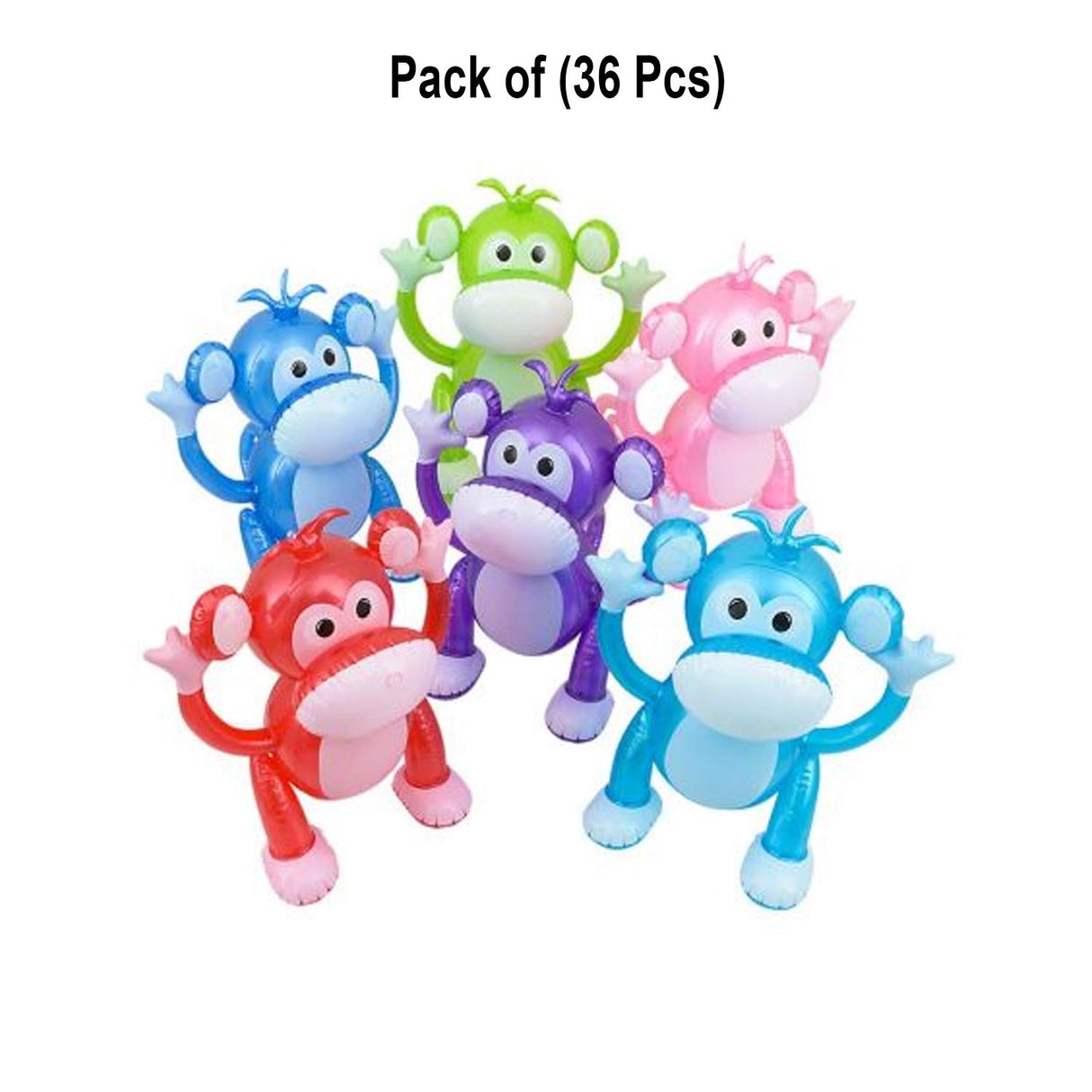 Inflatable Monkey Assorted Colors