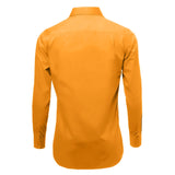 Orange Long Sleeve Polo Shirt