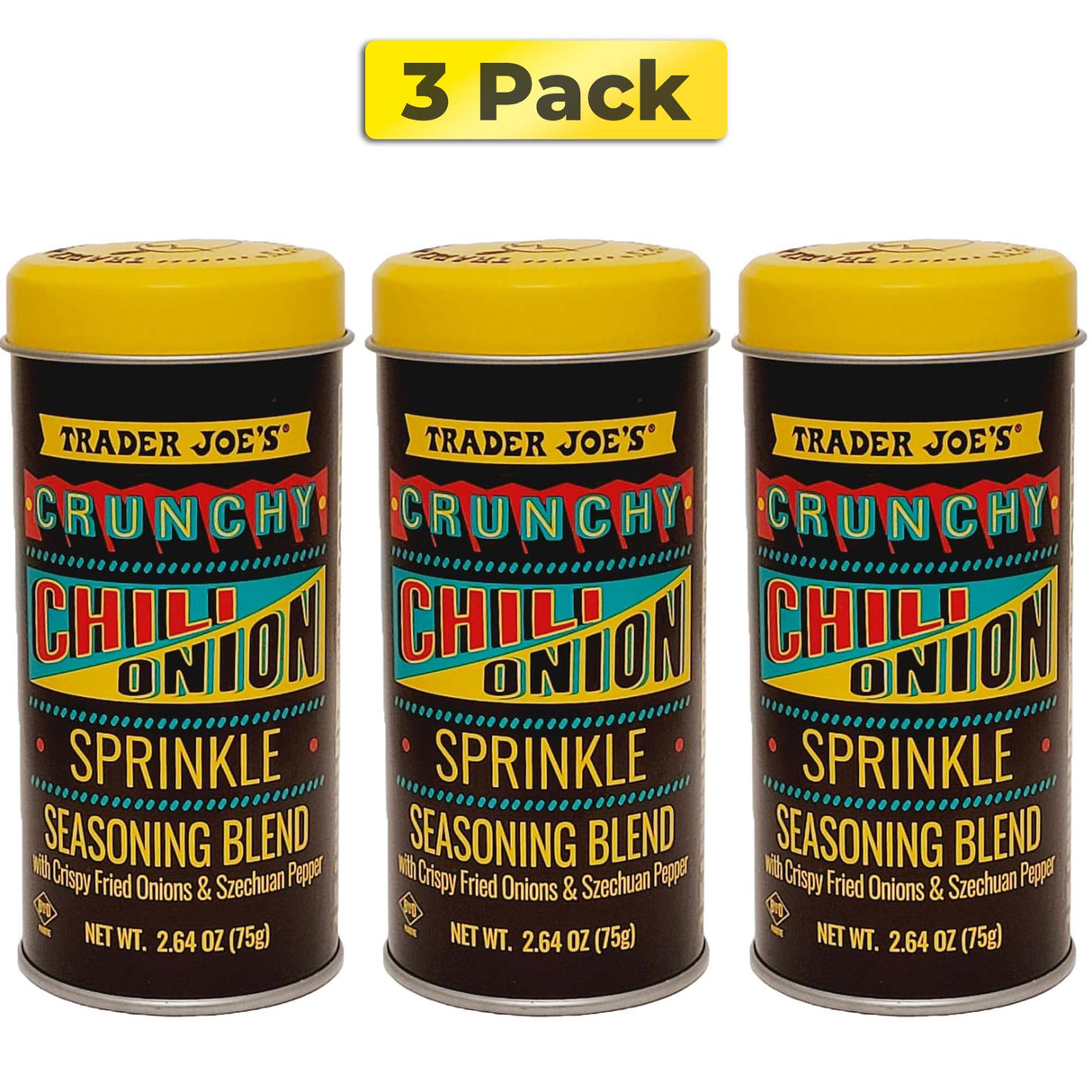Trader Joe's Crunchy Chili Onion Sprinkle Seasoning Blend with Crispy Fried Onions & Szechuan Pepper