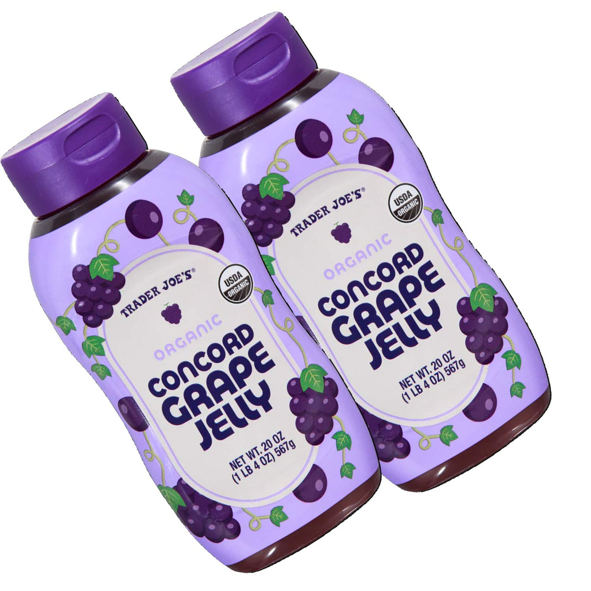Organic Concord Grape Jelly 20 oz Sweet & Fruitful