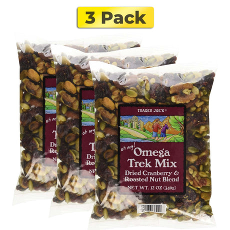 Omega Trek Mix with Fortified Cranberries (12 oz)