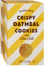 Crispy Oatmeal Cookies with Sea Salt 7 Oz