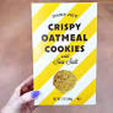 Crispy Oatmeal Cookies with Sea Salt 7 Oz