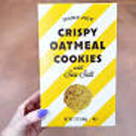 Crispy Oatmeal Cookies with Sea Salt 7 Oz