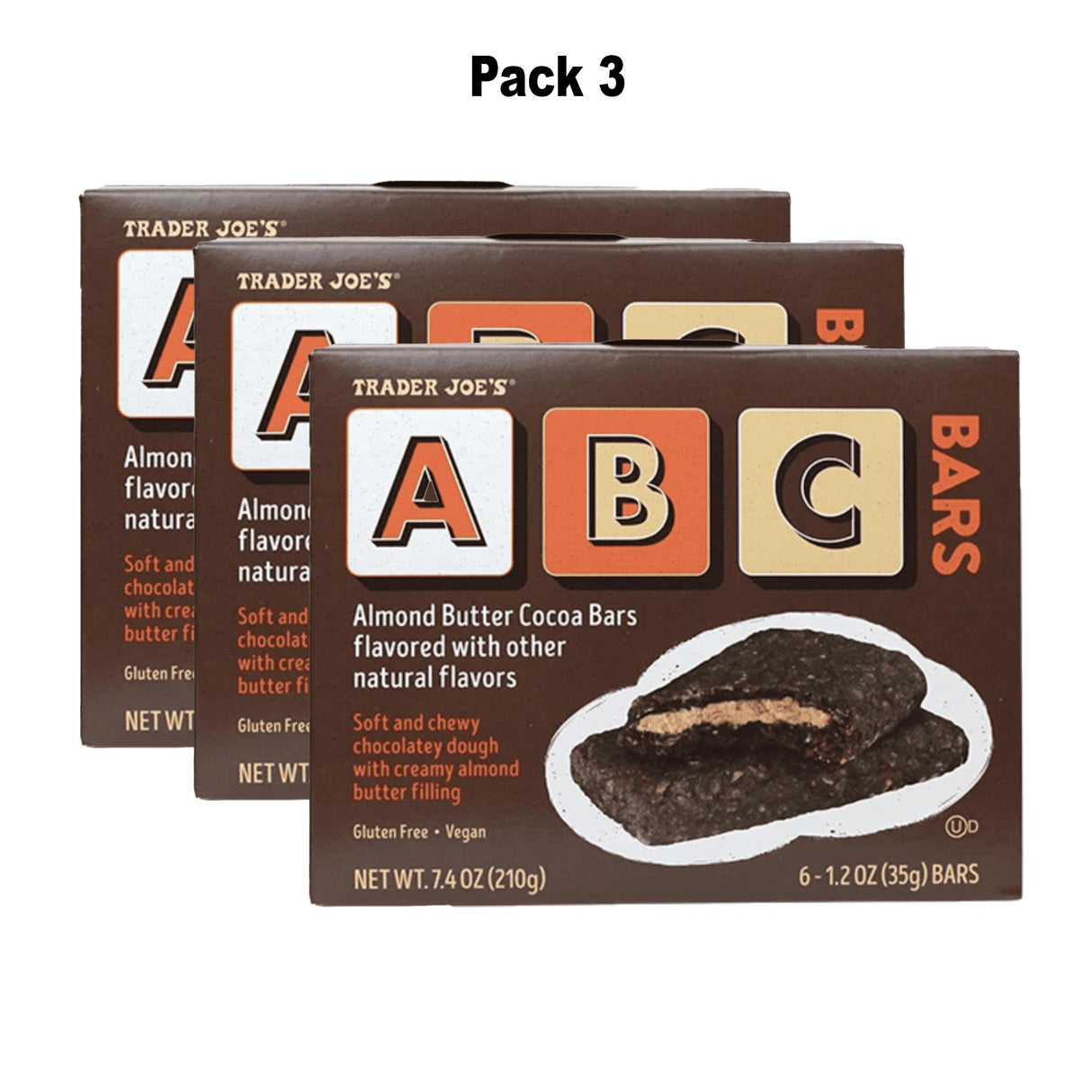 ABC Almond Butter Cocoa Bars