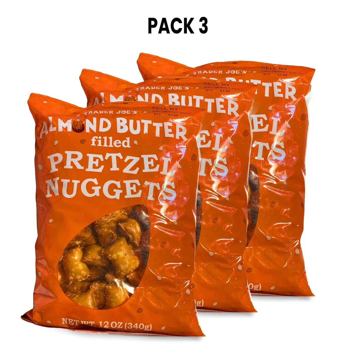 Almond Butter Filled Pretzel Nuggets 8 oz