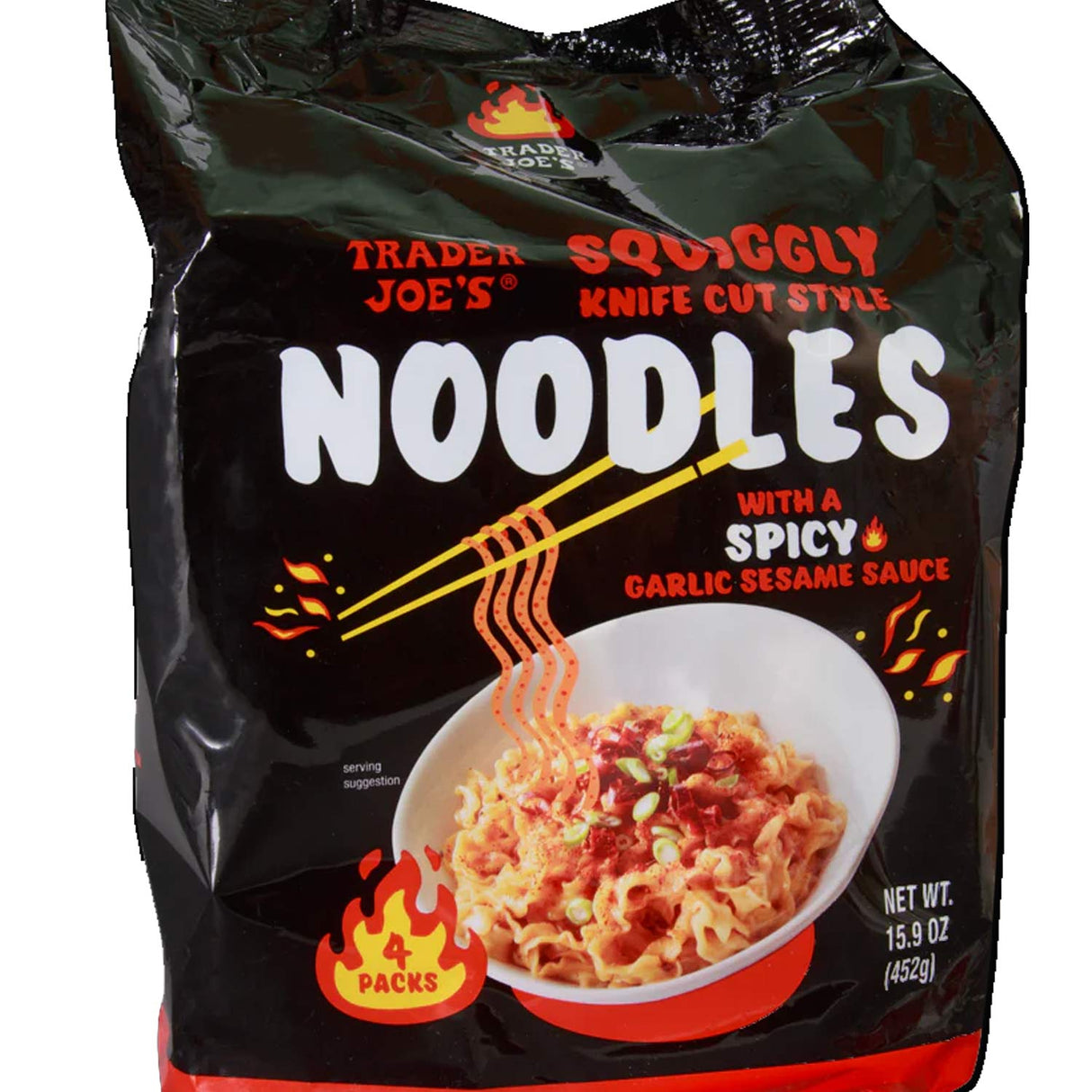 Spicy Squiggly Knife Cut Noodles 15.9 oz