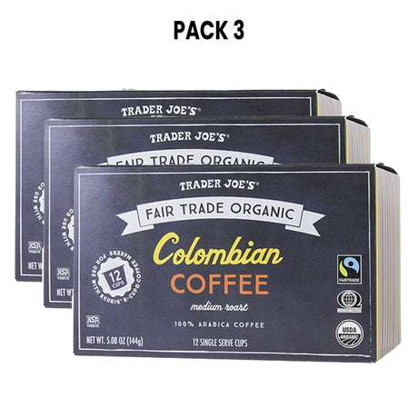 Colombian Coffee Cups Fair Trade Organic 10 Cups
