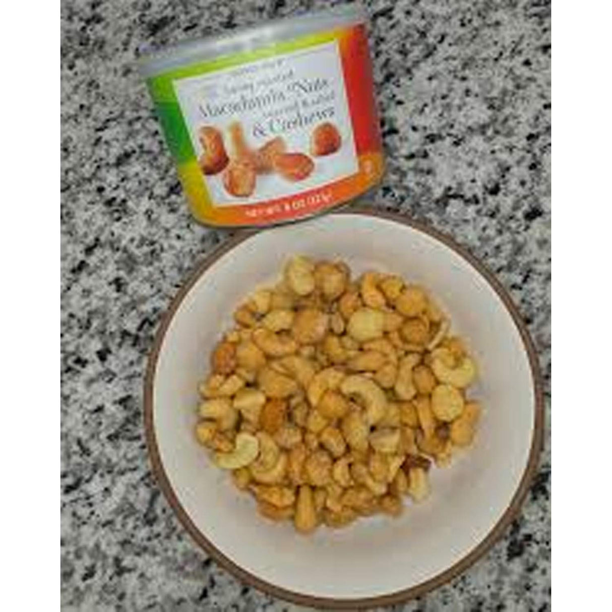 Honey Roasted Macadamia Nuts & Cashews 8 Oz