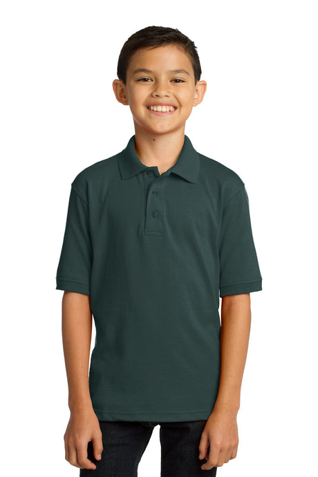 Youth Core Blend Jersey Knit Polo T-Shirt | RADYAN®