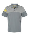 Adidas® Heathered 3-Stripes Colorblocked Polo