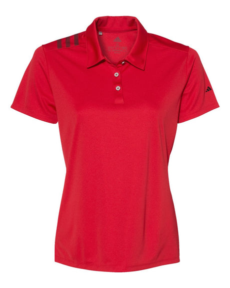 Adidas® Women's 3-Stripes Shoulder Polo