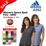 Adidas® Women's Space Dyed Polo