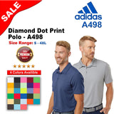 Adidas® Diamond Dot Print Polo
