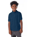 Hanes® Youth EcoSmart Jersey Knit Polo