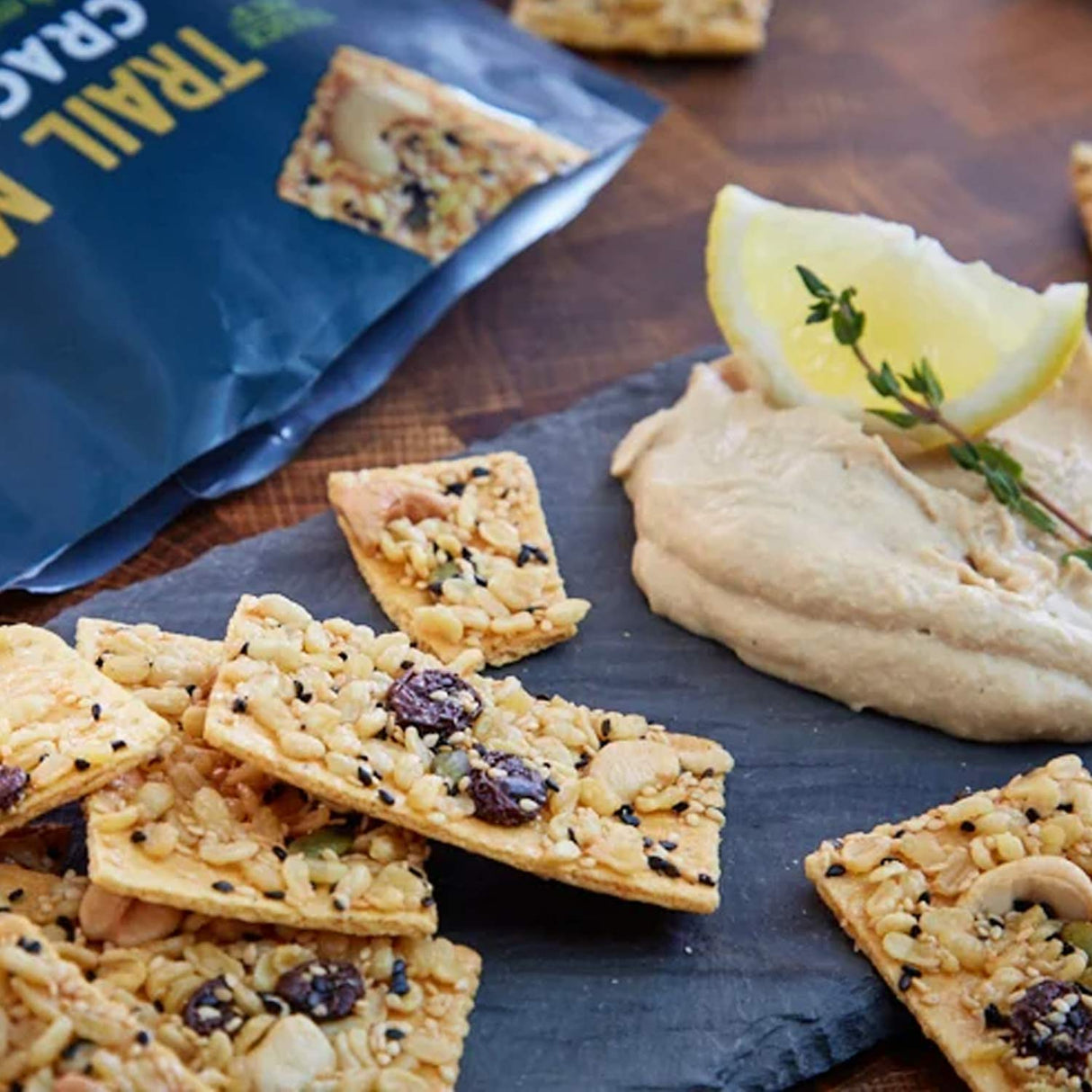 Trader Joe's Trail Mix Crackers For Flavorful Snack 4.5 oz