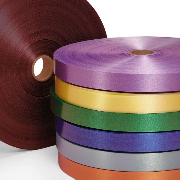 Satin Finish Poly Ribbon 3/4 '' X 250 yd Chocolate Color