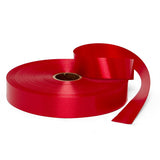 Satin Finish Poly Ribbon 1 1/4 '' X 250 yd Red Color