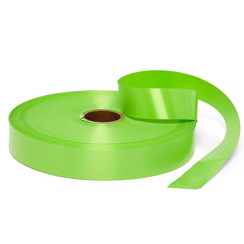 Satin Finish Poly Ribbon 2 3/4 '' X 100 yd Lime Color