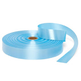 Satin Finish Poly Ribbon 1 1/4 '' X 250 yd Pastel Blue Color