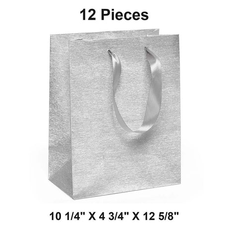 Metallic Euro Totes Brushed Finish 10 1/4'' X 4 3/4'' X 13 5/8'' Retail