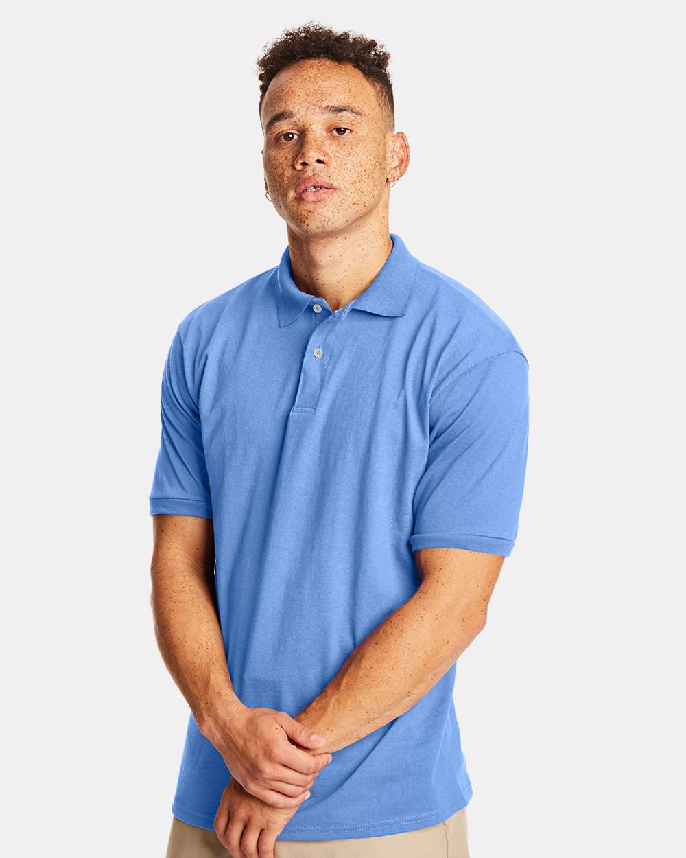 Hanes® Ecosmart Jersey Polo T-shirt For Men