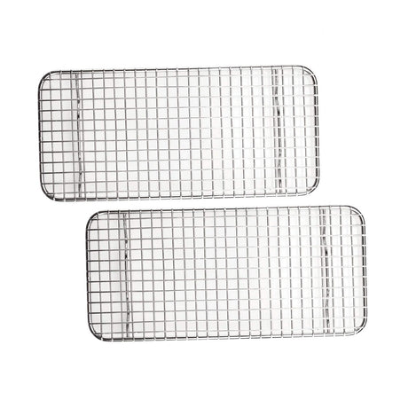 Stainless Steel Wire Pan Grate 5 x 10.5 Third Size