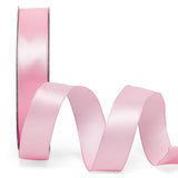 Woven-In Wired Satin Ribbon 7/8 '' X 25 yd Baby Pink Color