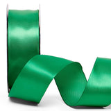 Woven-In Wired Satin Ribbon 7/8 '' X 25 yd Emerald Color