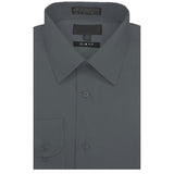 Charcoal Slim Fit Long Sleeve Polo Shirt