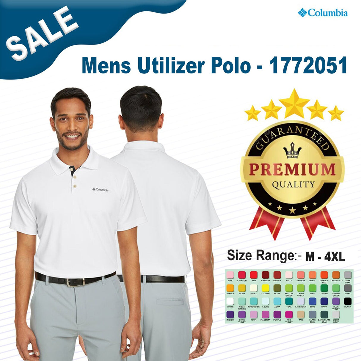Columbia®Mens Utilizer Polo