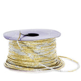 Variegated Metallic Cord 1 1/2 mm X 50 yd Gold / Silver Color 1 / ROLL