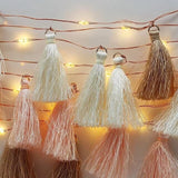 Bohemian Fairy Lights with Tassels for Halloween