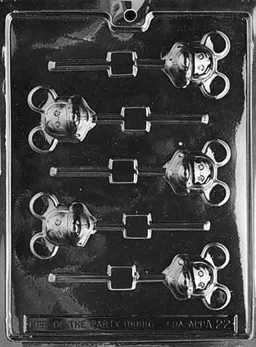 Cartoon Mouse Lolly Chocolate Mold