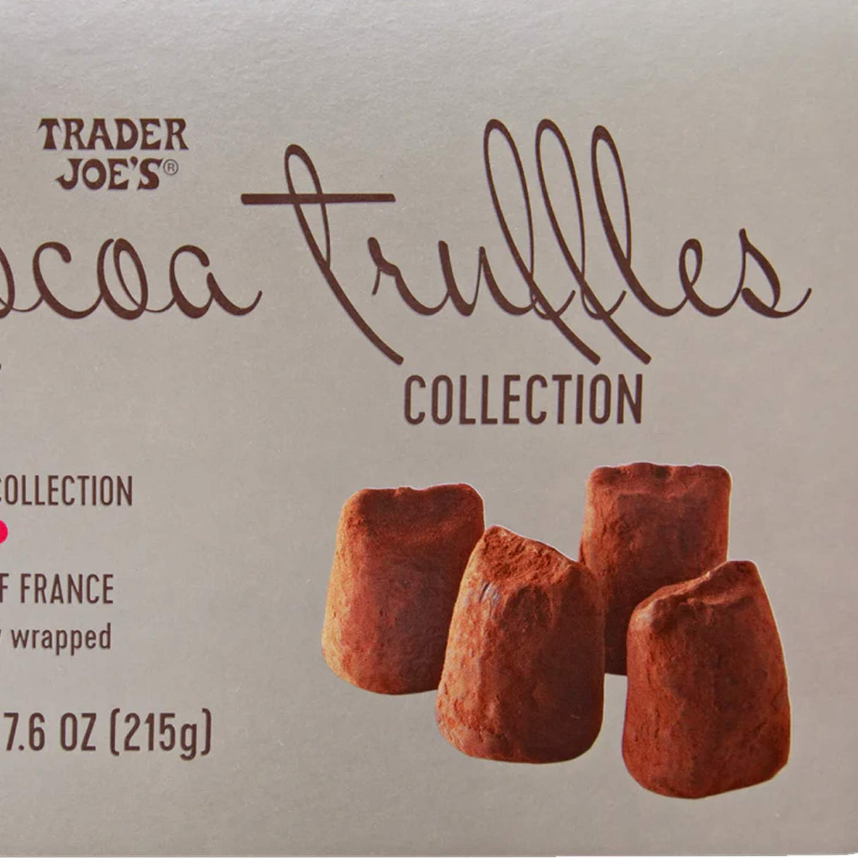 Cocoa Truffles Collection 7.6 Oz Box