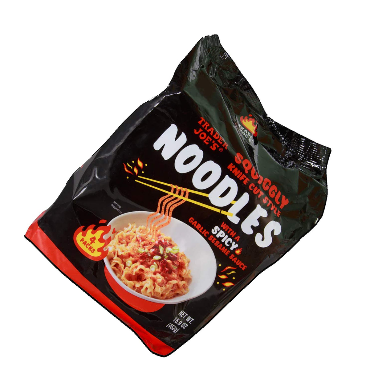 Spicy Squiggly Knife Cut Noodles 15.9 oz