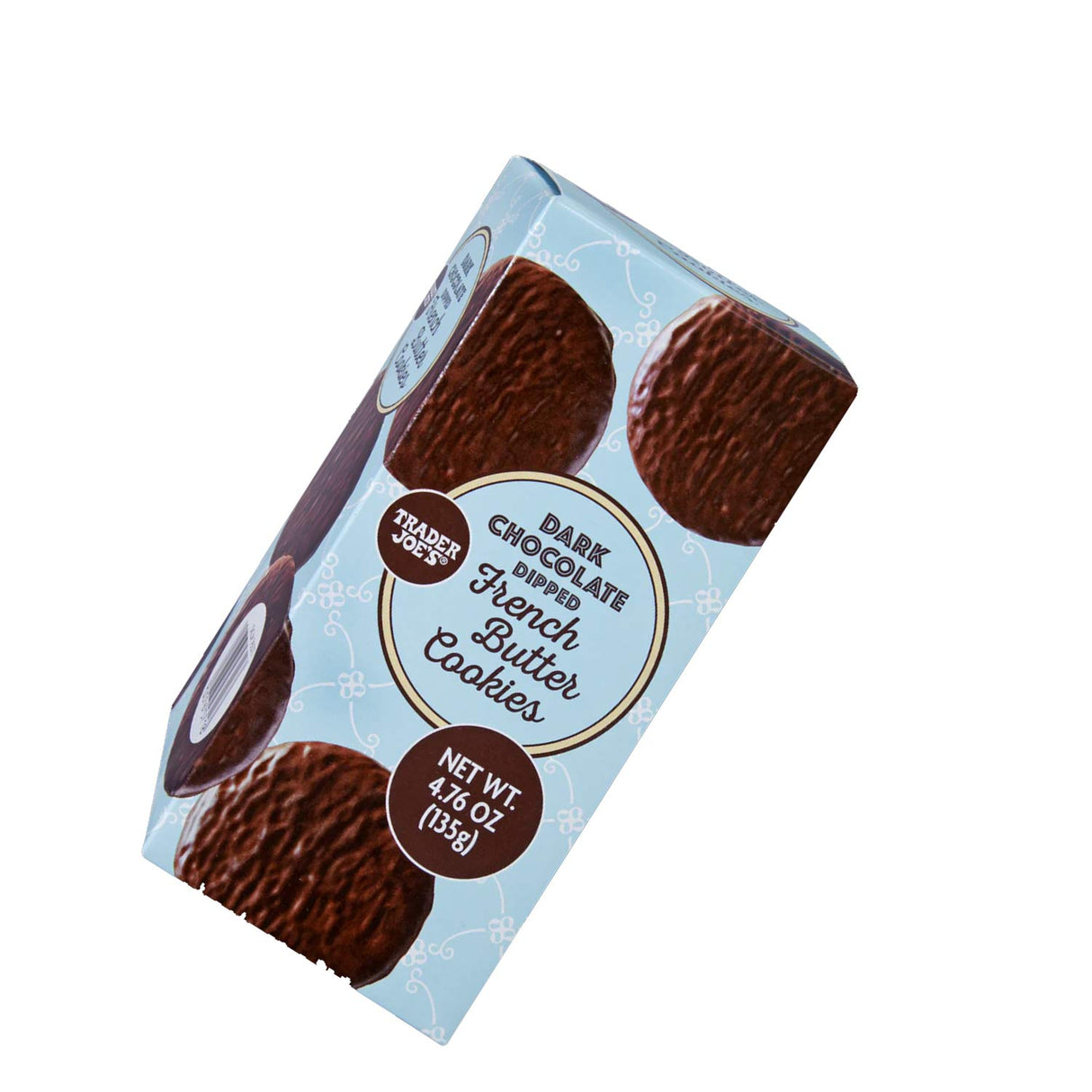 Dark Chocolate Dipped French Butter Cookies /4.76 Oz