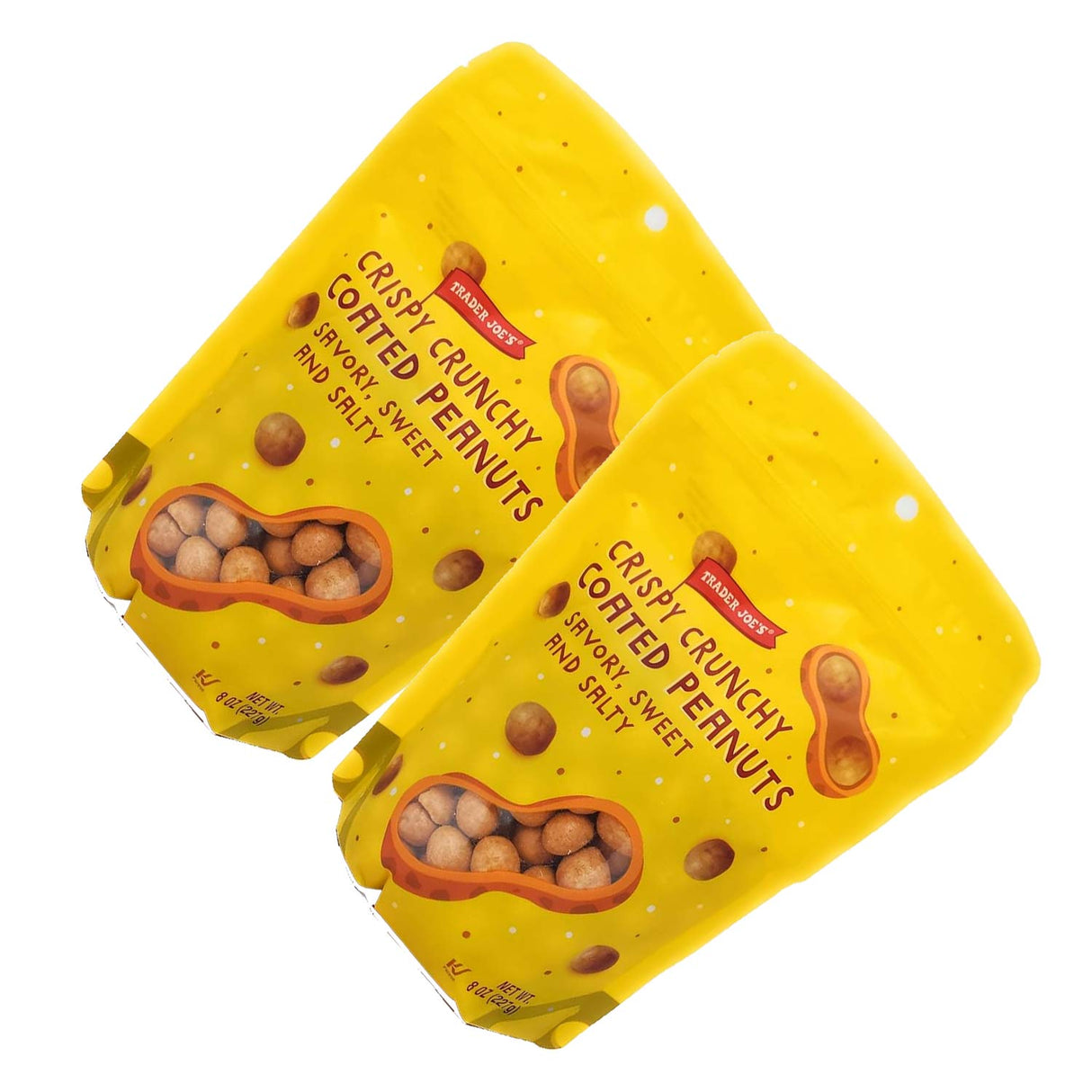 Crispy, Crunchy Coated Peanuts /8 Oz