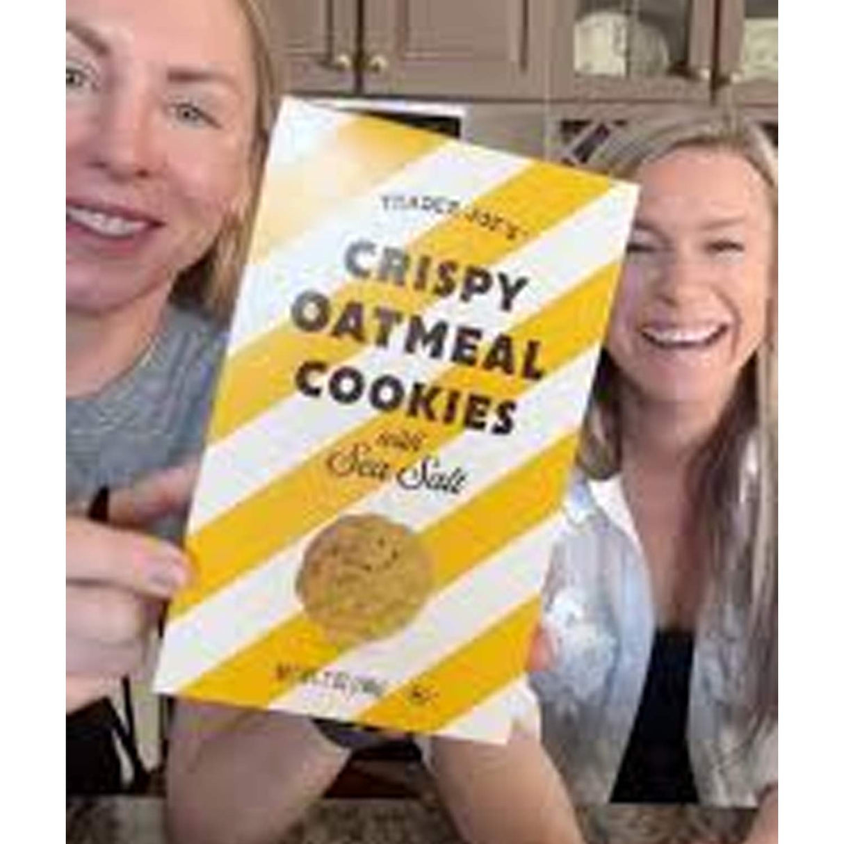 Crispy Oatmeal Cookies with Sea Salt 7 Oz