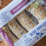 Olive Fougasse 12 oz Rustic & Flavorful