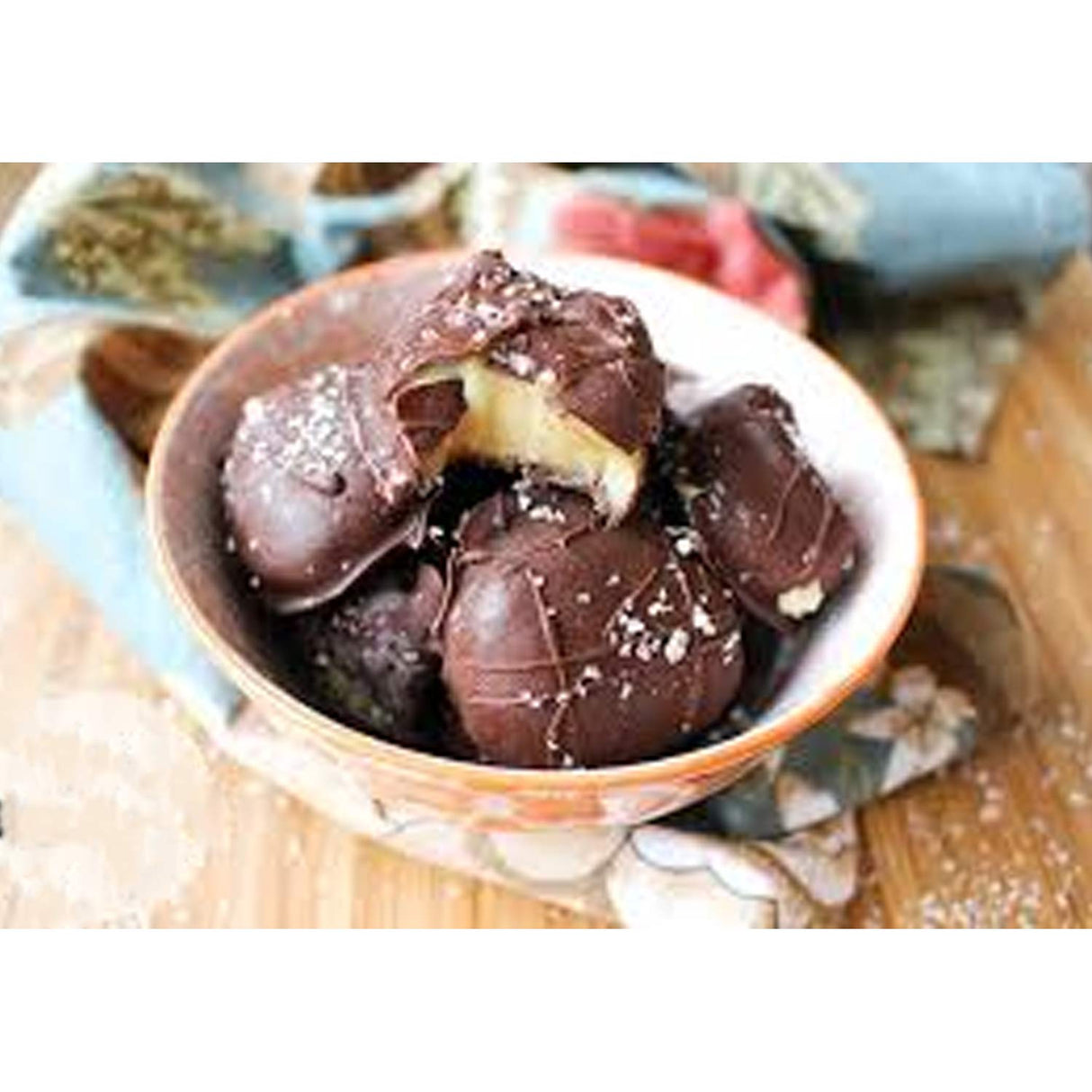 Dark Chocolate Covered Caramels 10 Oz