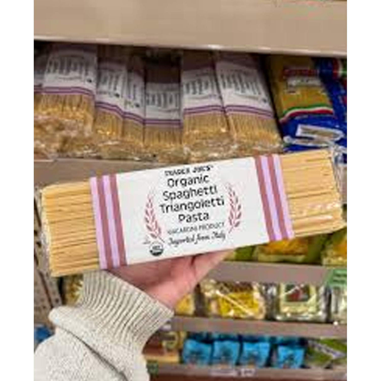 Organic Spaghetti Triangoletti Pasta 1 lb Authentic & Delicious