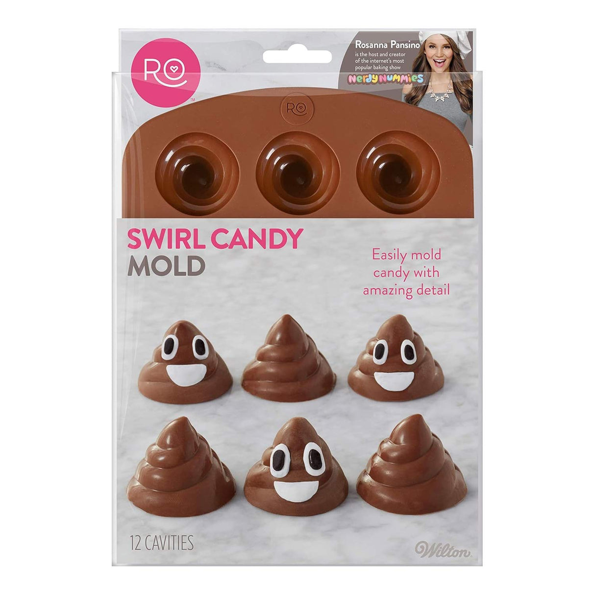 Poop Swirl Silicone Chocolate Mold