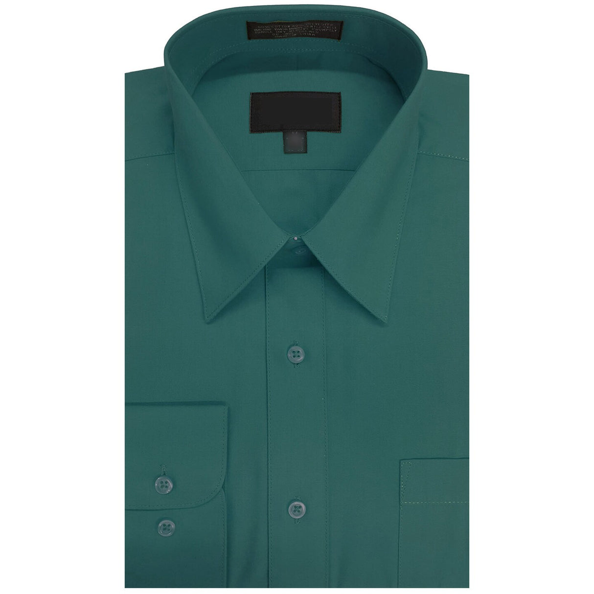 Teal Long Sleeve Polo Shirt