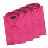 Fuchia Long Sleeve Polo Shirt