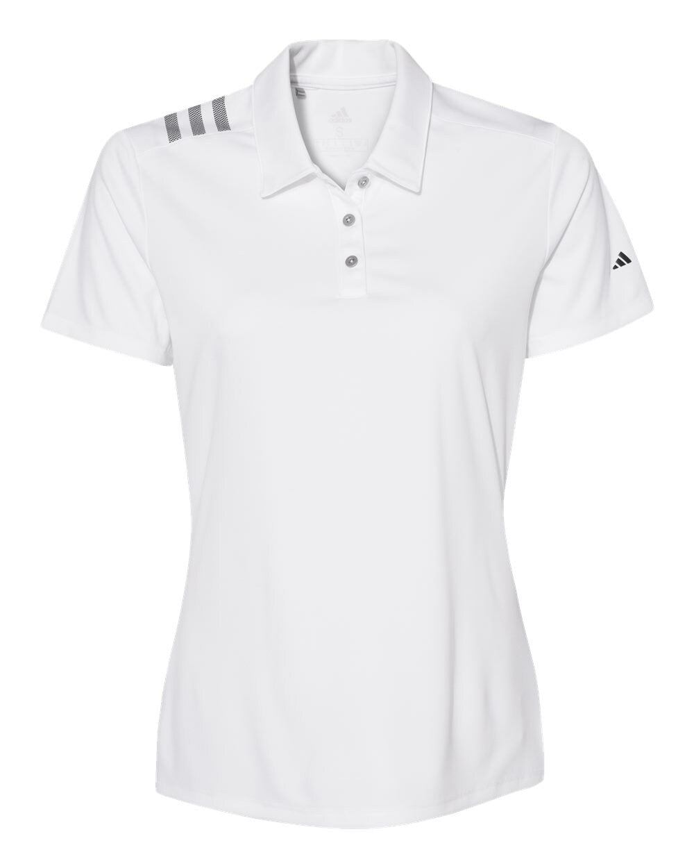 Adidas® Women's 3-Stripes Shoulder Polo